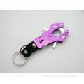 SMALL CLIMBING CARABINER CLIP WITH KEY RING STRAP